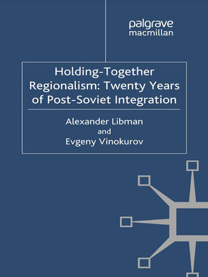 cover image of Holding-Together Regionalism